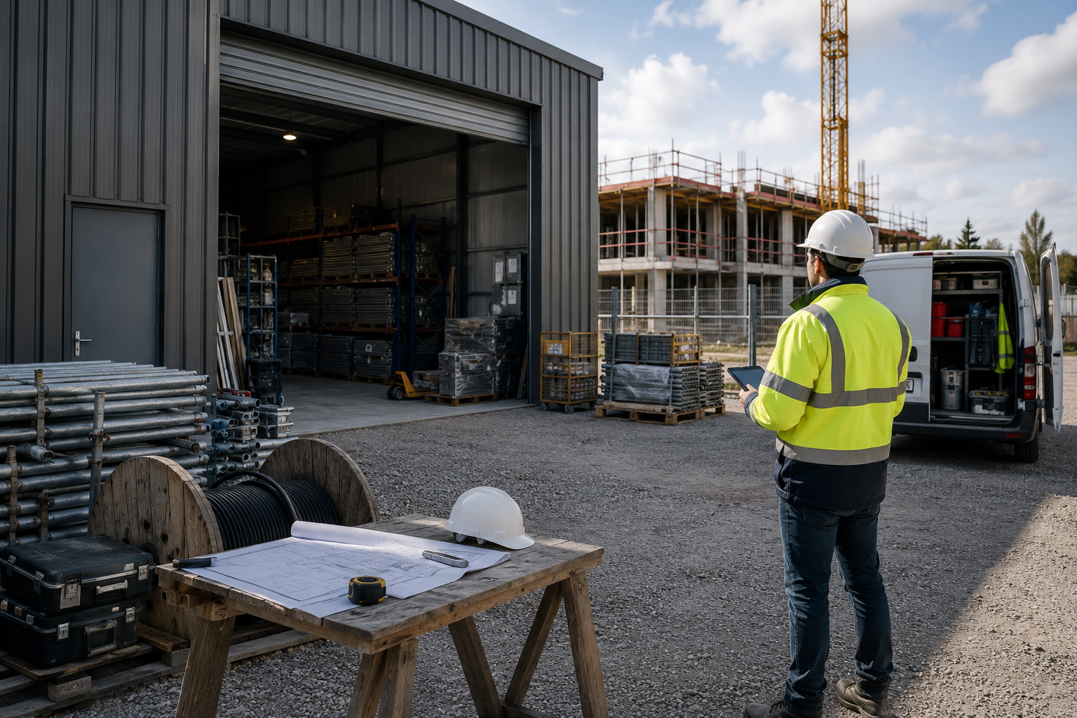 Base opérationnelle chantier