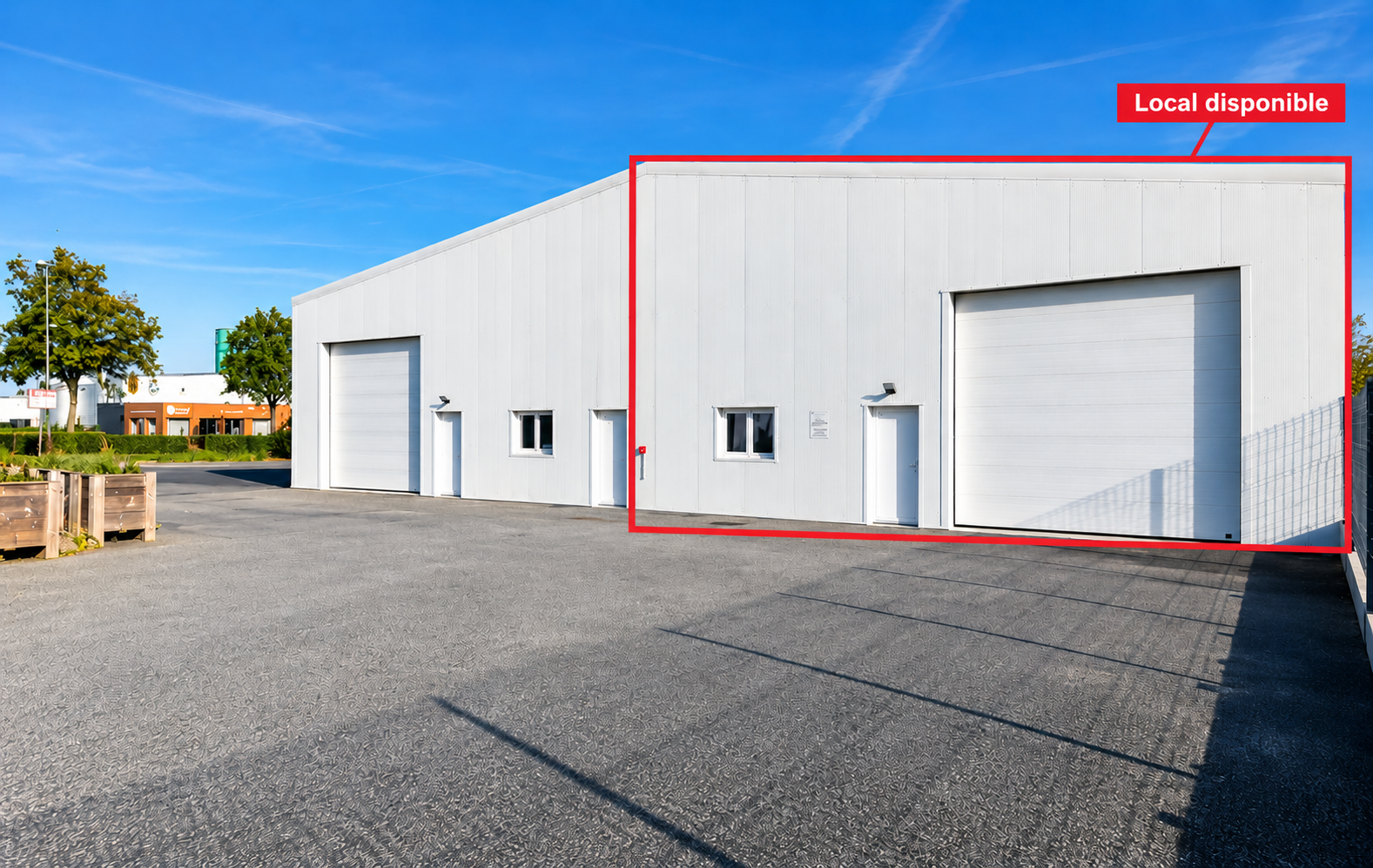 Entrepôt professionnel de 184 m² à Cugand près de Clisson et Montaigu