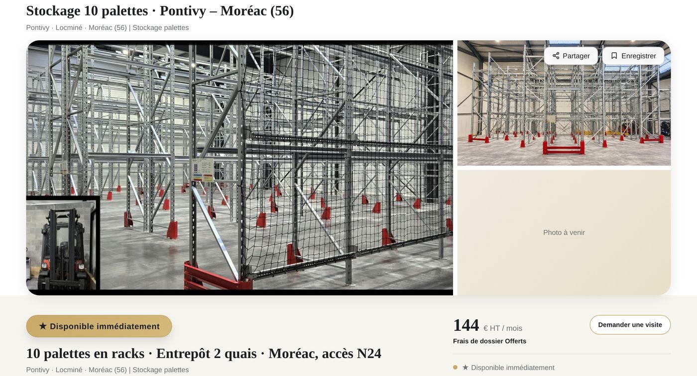 Fiche d’un espace