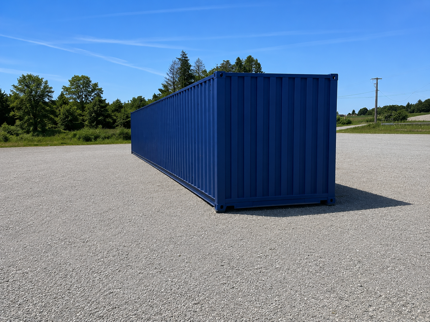 Container maritime 40 pieds de 28 m² disponible à Pontivy Morbihan