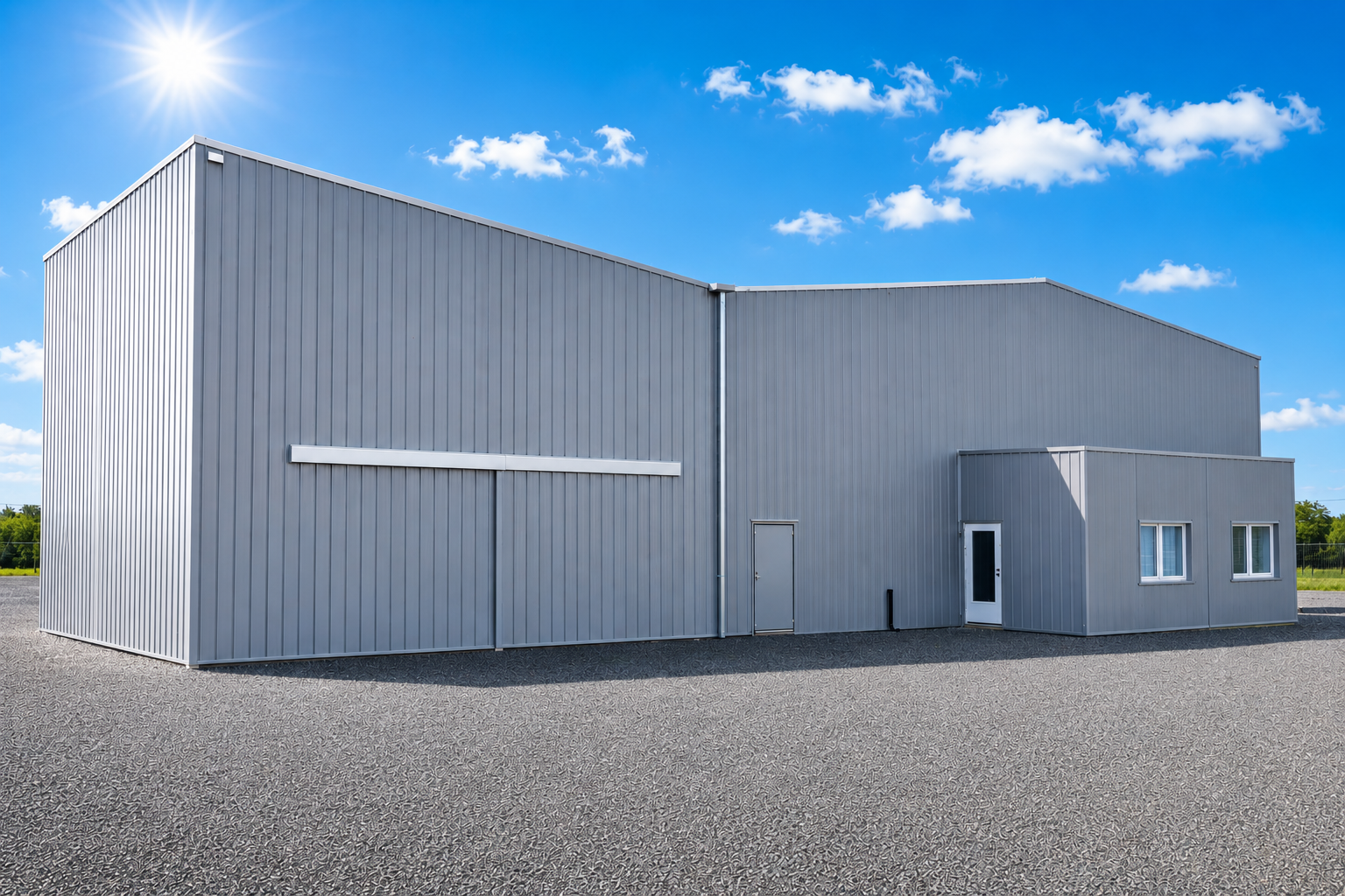 Espace logistique et stockage disponible secteur Pontivy Morbihan